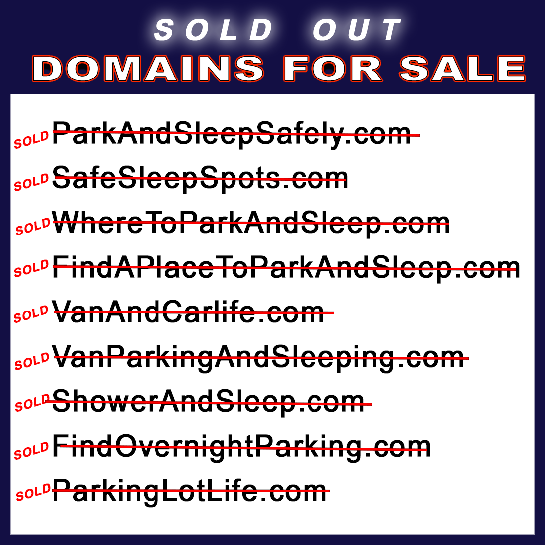DOMAINS FOR SALE