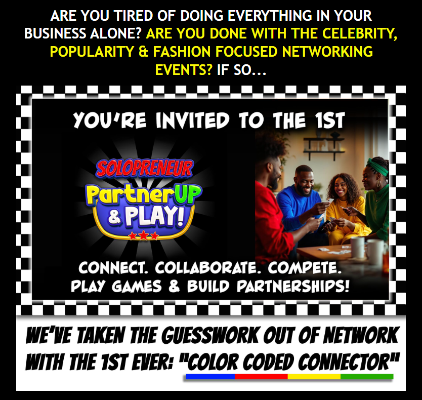 PartnerUp & Play Event