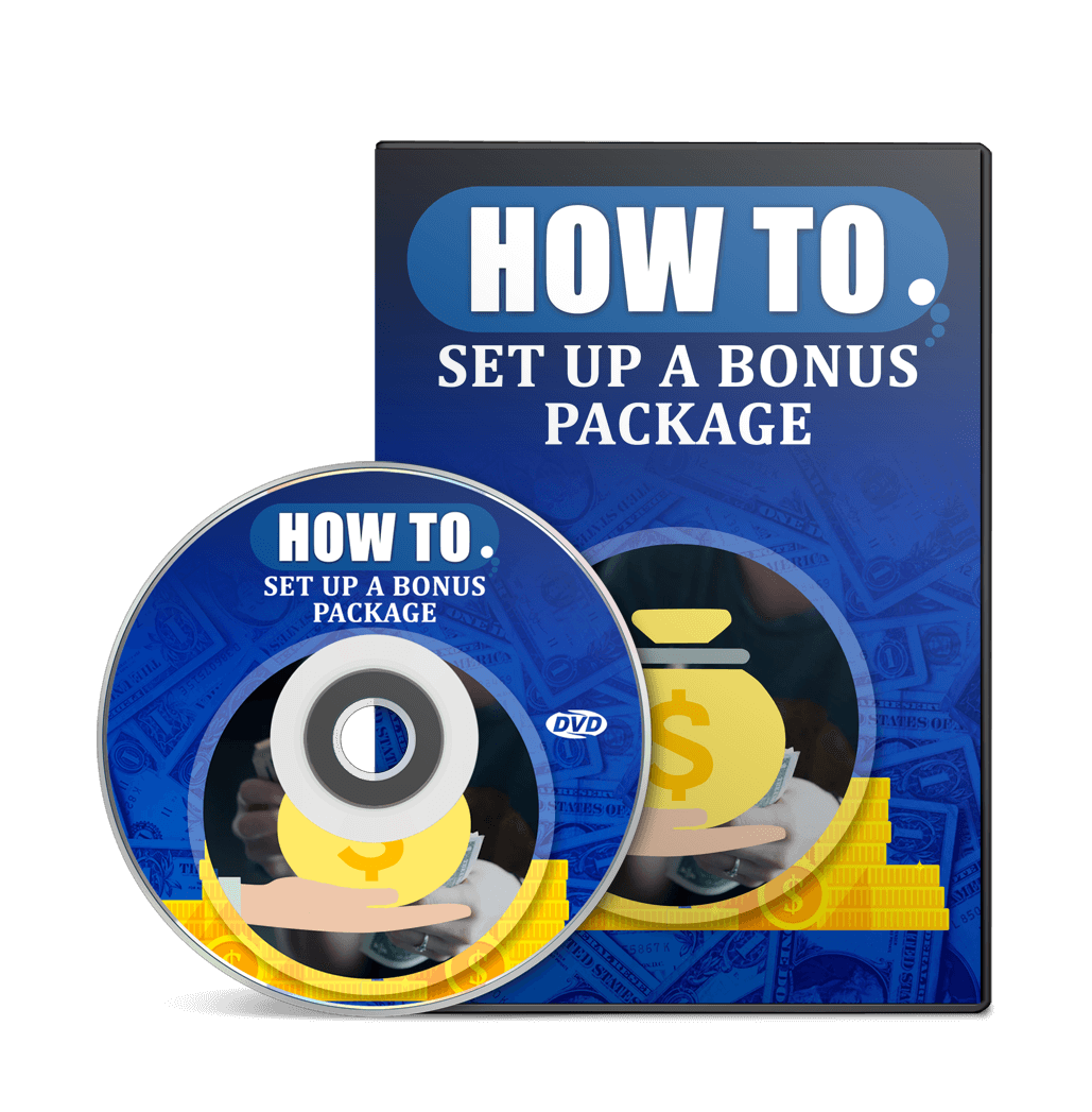 BOGO - How To Set Up A Bonus Package