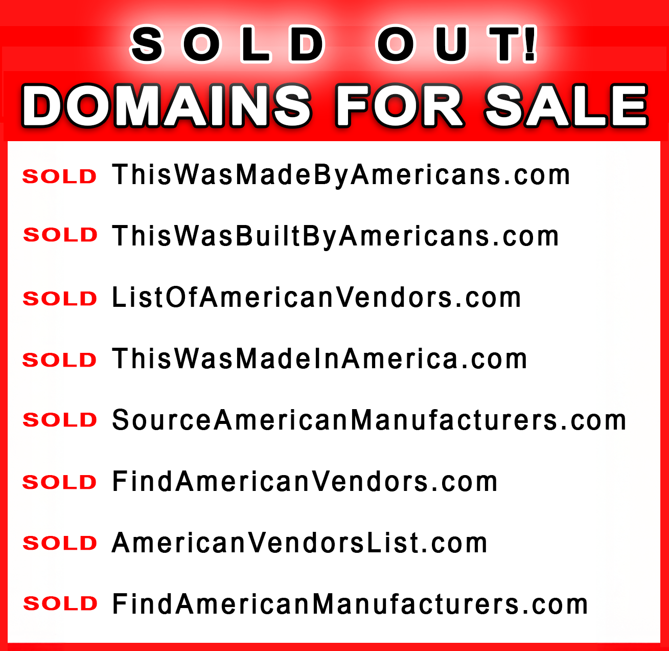 DOMAINS FOR SALE