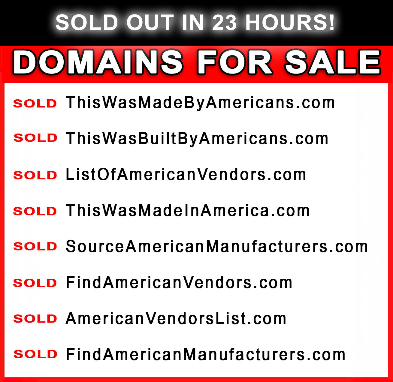 DOMAINS FOR SALE