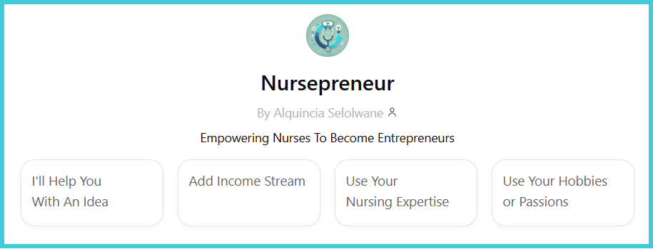 Nursepreneur GPT