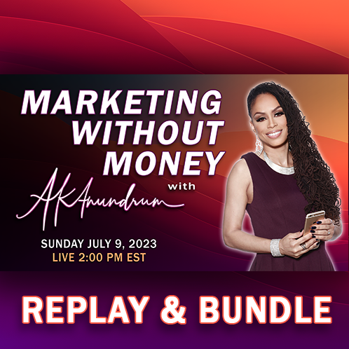 Marketing Without Money Webinar