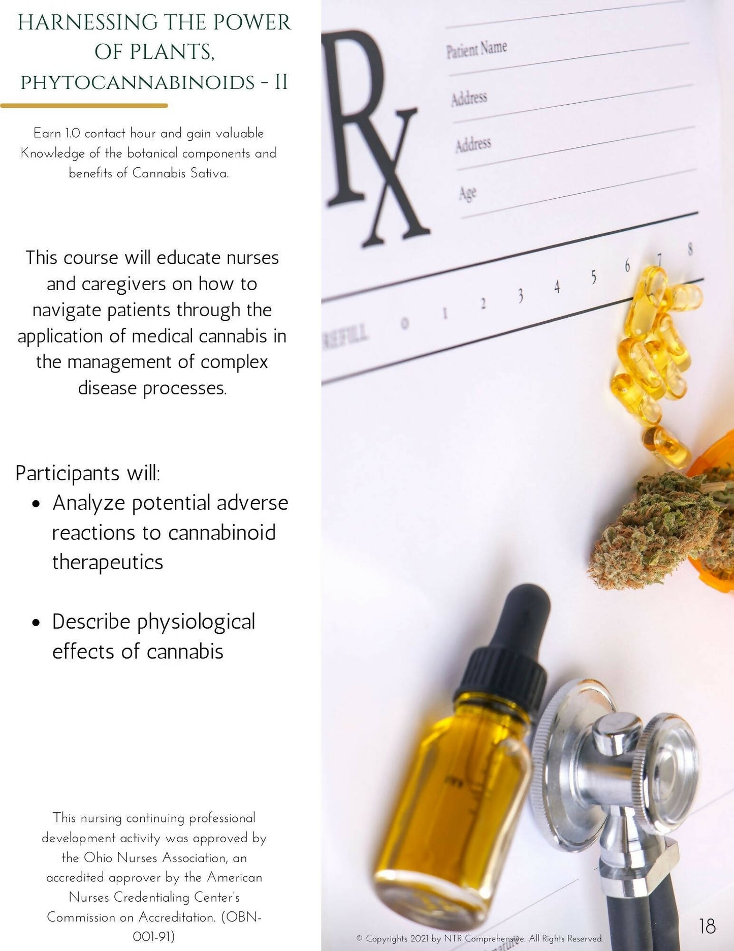 HARNESSING THE POWER OF PLANTS, Phytocannabinoids - II