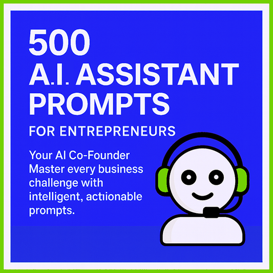 500 AI Assistant Prompts for Entrepreneurs