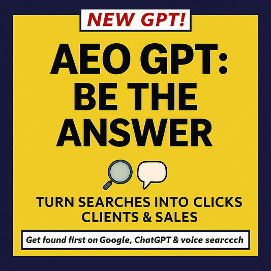AEO GPT: Become the Answer