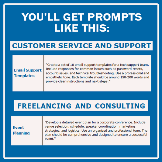 17 FREE Prompts: Customer Service & Freelancing