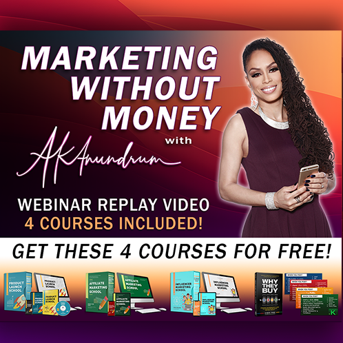 Marketing Without Money Webinar - JULY REPLAY