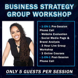 Business Strategy Group Workshop - 5 People Only