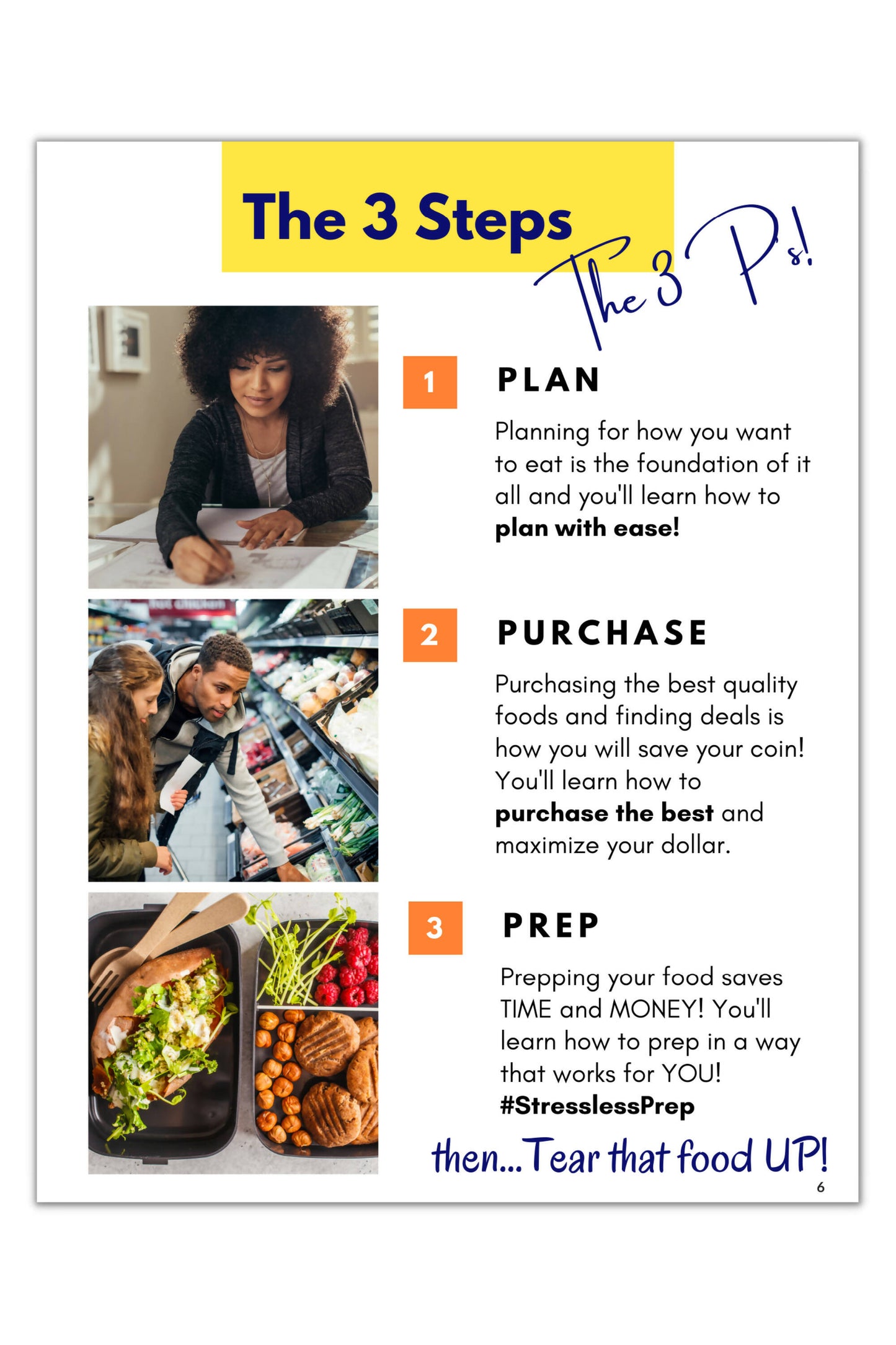 How to Shop & Prep in 3 Steps eBook