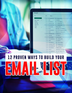Build a Email List From Scratch