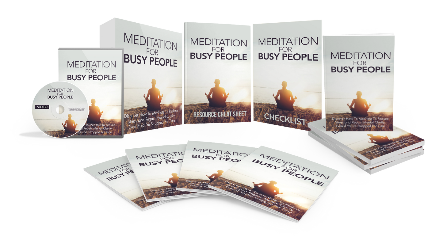 Meditation For Busy People