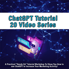 Load image into Gallery viewer, ChatGPT- 20 Video Tutorial
