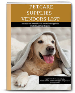 Pet Care Supplies Vendors List