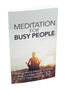 Meditation For Busy People