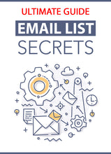 Load image into Gallery viewer, Ultimate Email Marketing Guide: Email List Secrets
