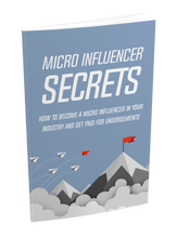 Load image into Gallery viewer, Micro Influencer &amp; Influencer Marketing (Influencer Agreement Included)
