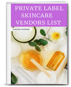 Private Label Skincare Vendors List