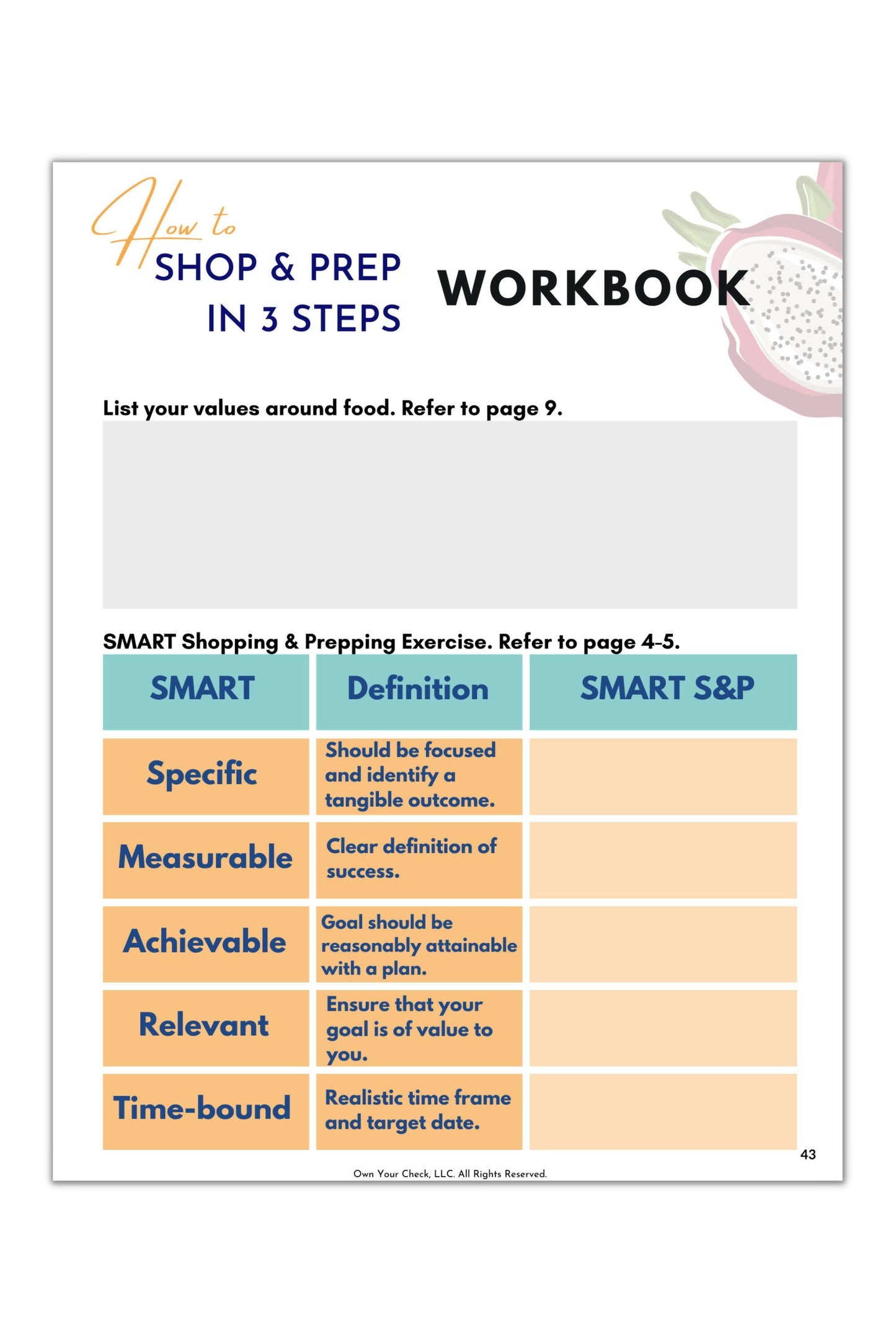 How to Shop & Prep in 3 Steps eBook